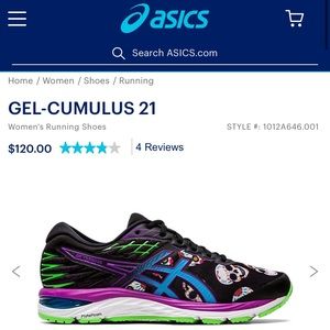 ASICS Halloween edition women’s shoe